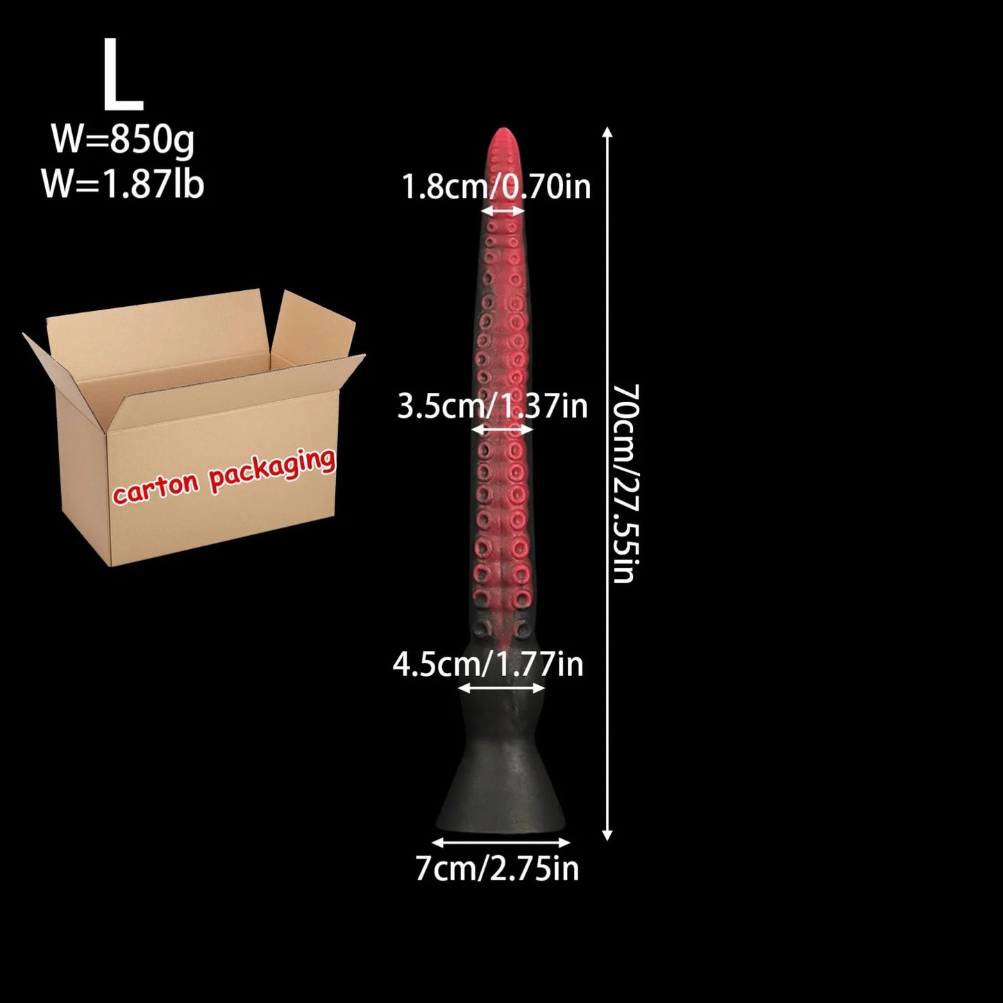 50-100cm Super Long Anal Whip Octopus Anal Plug Silicone Suction Cup Bdsm Buttplug Dilatdor Anal Xxl Sex Toys Women Men Sex Shop