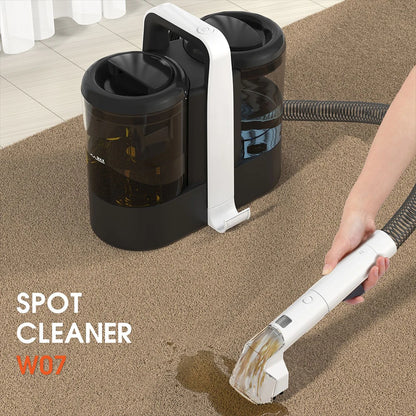600W Portable Carpet Cleaner 15KPa Strong Suction Spot Cleaner Spray Vacuum Machine for Sofa Upholstery Car Pet Stains