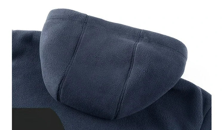 Autumn and Winter New Retro Trendy Jacket Men's Double Sided Polar Fleece Business Leisure Outdoor Couple Coat Top