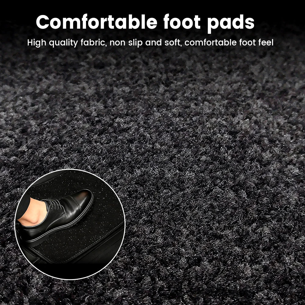 De Warehouse 3-in-1 Rgb Star Led Car Foot Pad Mat with Music Sync App Control, Auto Star Foot Mat Rgb Lighting Music Module Universal for All Cars, Fast Delivery Europe