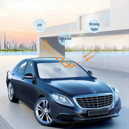 Car Front Windshield Sunshade Umbrella Summer Sun Protection Sunshade Blocking Car Interior Cooling Supplies