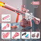 Hot-Selling M416 Electric Water Gun, Rechargeable High-Speed Continuous Water Spray Toy, Long-Range Water Play Toy, Suitable for Summer Swimming Pools, Parties, Beach Activities, Birthdays, Travel Souvenirs, Graduations, Part