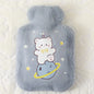 250/500ML Warm Hot Water Bottle Bag Girl Warm Belly Warmer Filled Mini Explosion-proof Portable Winter Reusable Cute Hand Warmer