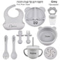 Baby Feeding Set Suction Cup Bowl Personalized Children's Tableware Set Baby Biting Toy Fruit Bear Plate Bowl Infant Cup Feeder