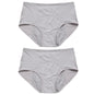 2pcs Women's Physiological Briefs Girl Menstrual Panties Ladies Period Leak Proof Panty Mid Waist Ice Silk Underwear