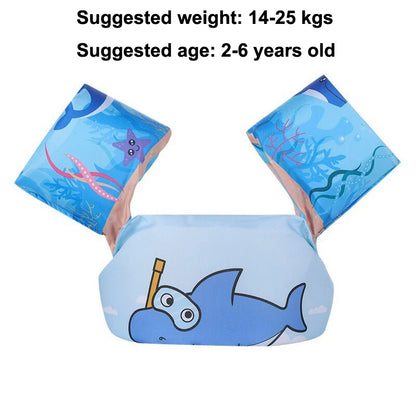 2-6Y Kids Swim Vest Baby Arm Float Circle Swim Trainer Child Swimming Vest Children Swimsuit Swimming Pool Accessories