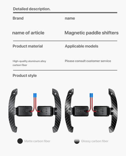 Carbon Fiber Magnetic Paddle Shifter For Mercedes-Benz Smart 451 / 453