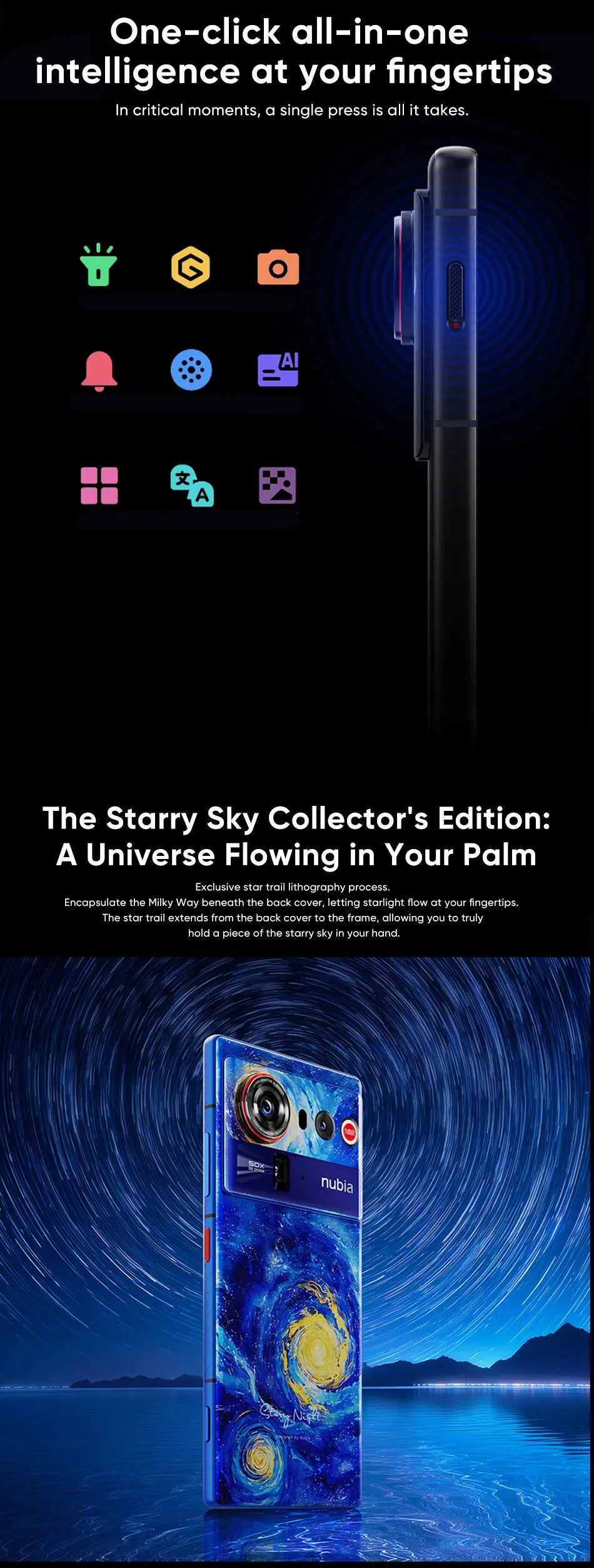 Global Version Zte Nubia Z80 Ultra 5g Snapdragon 8 Elite Gen 5 7200Mah 6.85'' 144Hz Oled Display 90W Fast Charging 64Mp+50Mp Ai
