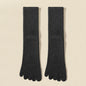 Wool Warm Five-finger Socks Comfortable Business Men's Toe Socks Sports Breathable Sweat Deodorant Solid Color Sock Male