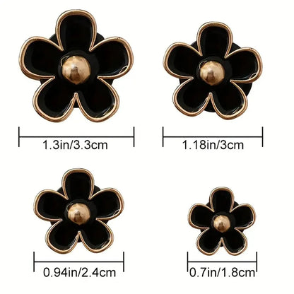 4-8pcs/set Small Car Air Outlet Perfume Decoration Clip Flower Daisy Design Car Interior Aromatherapy Fresheners Diffuser Access