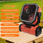 20000 mAh Wireless Battery-Powered Camping Fan with LED Light and Remote Control, 4 Speeds, Timer Function, USB Interface