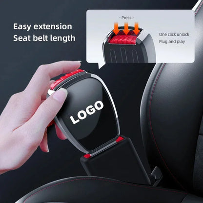 Car Seat Belt Buckle Plug Auto Safety Strap Extension Accessories interior For Skoda Octavia Superb Rapid Kodiaq Karoq Fabia VRS