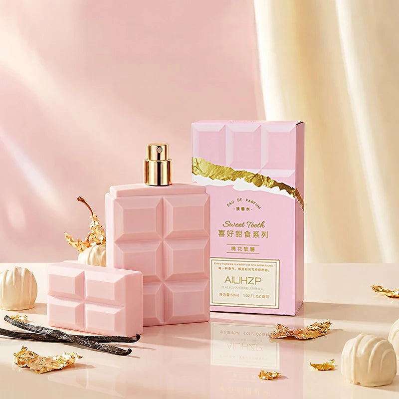 Sweet Chocolate Unisex Perfume 100ml Sweet Fragrance Long-lasting Scent Body Spray Creative Design Must-have For Daily Commutes