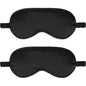 2-Pack Silk Sleep Mask - Elastic Blackout Eye Mask & Blindfold for Full Night'S Sleep, Light Blocking, Adjustable Strap
