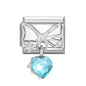 Shiny Zircon Stars Heart Bow Knot Butterfly Italian Charm Links Fit 9mm Stainless Steel Bracelet Women Jewelry DIY Making Gifts