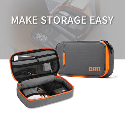 Travel Cable Organizer Bag Storage Pouch Carry Case Portable Waterproof Storage Bags for USB  Charger Cable Cord and Electronics