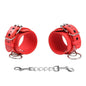 Detachable Heart Shape PU Leather Bondage Cuffs for Wrist And Ankle Adult Fetish BDSM Toy for Couples Men Women