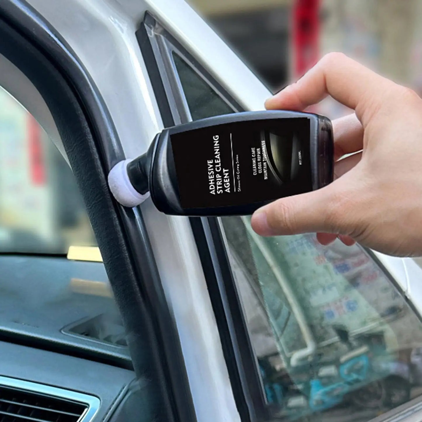 Car Window Rubber Lubricant 100ml Rubber Strip Repair Agent Rubber Seal Softening Agent, Rubber Cleaner for Car Maintenance
