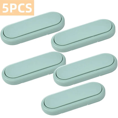 3/5/10Pcs Children's Drawer Safety Latch Cabinet Door Protection Baby Anti Pinch Hand Invisible Lock Opposite Door Wardrobe Lock