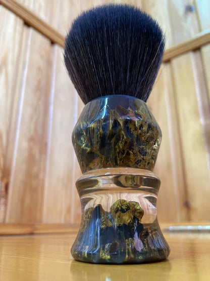 YAQI DEEP STONES 24mm Synthetic Hair Resin Handle Men Wet Shaving Brush