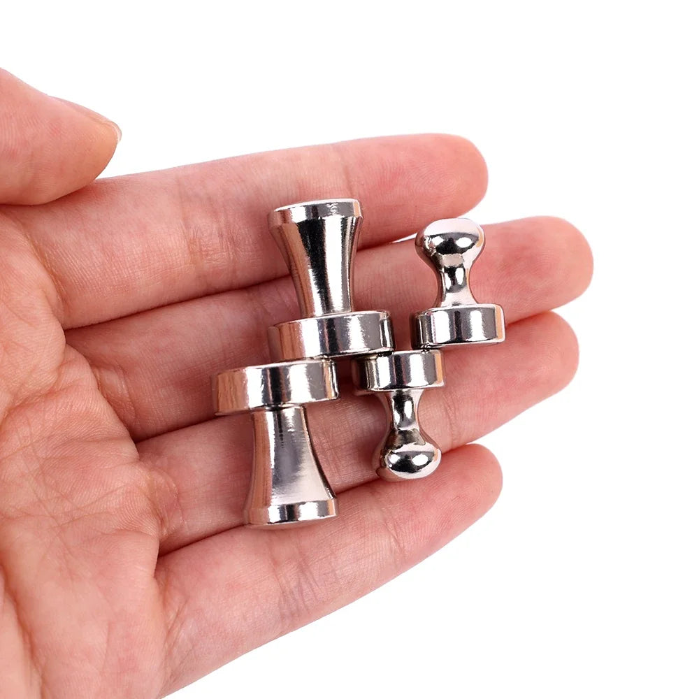 50/1Pcs Metal Strong Magnetic Pushpins Magnets Pin Whiteboard Fridge Thumbtack Power Magnet Sheets Push Pins for Office School