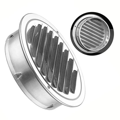 70-300mm Round Stainless Steel Vent Grille Exterior Wall Duct Ventilation Tool Hood Exterior Wall Duct Ventilation Tools