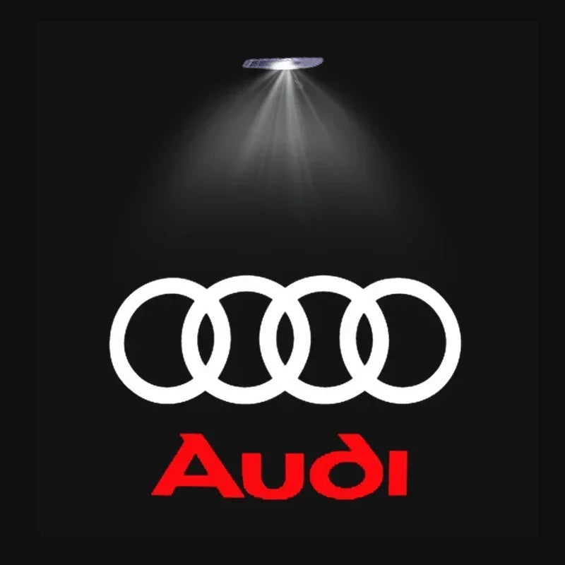 2025 Car Door Welcome Light Led HD Projector Lamp For Audi A3 A4 B8 8P 8V A6 C7 A5 Q5 B7 B6 B9 SLINE QUTTRO RS Q3 Q7 S3 S4 S5 S6