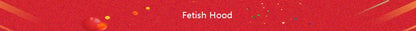 Erotic Fetish Costumes of Leather Bdsm Bondage Hood Mask with Mouth Hole for Couples Adults Slave Rolplay Flirting Games