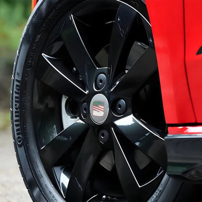 4Pcs 55/56/63mm Car Wheel Tire Center Emblem Cover Hub Caps Sticker for seat cupra Ateca Leon 6f 6j FR Mk2 Mk3 5f 1p lbiza Exeo