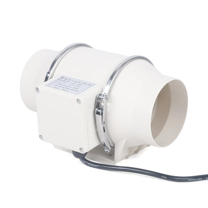 220V Exhaust Fan Silent Duct Ventilation Fan 2600RPM Duct Fan Pipe Extractor for Kitchen Bathroom Toilet (HF-100/HF-150/HF-200)