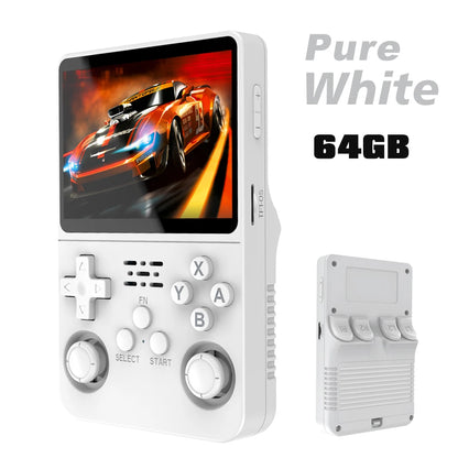 BOYHOM 256G/128G/64G R36S ARKOS 2.0 Retro Handheld Game Console 3.5'' IPS screen,Portable Pocket Game Player for  children gift