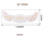 1pc Hot Stamping Freckles Makeup Sticker Metallic Radiation Golden Silver  Fake Freckles Temporary Tattoo Stickers Face Makeup
