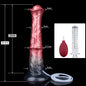 NNSX Horse Squirting Anal Plug Dildo Ejaculation Penis with Strong Sucker G-spot Stimulation Silicone Erotic Sex Toys For Woman