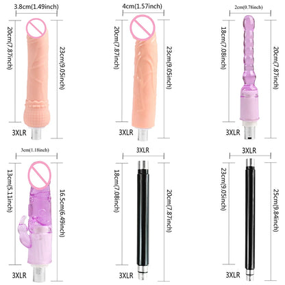 FREDORCH Upgraded Sex Machine for Women with Dildos Automatic Masturbation Machine Pump Gun Love Machine Couple Sex Toys