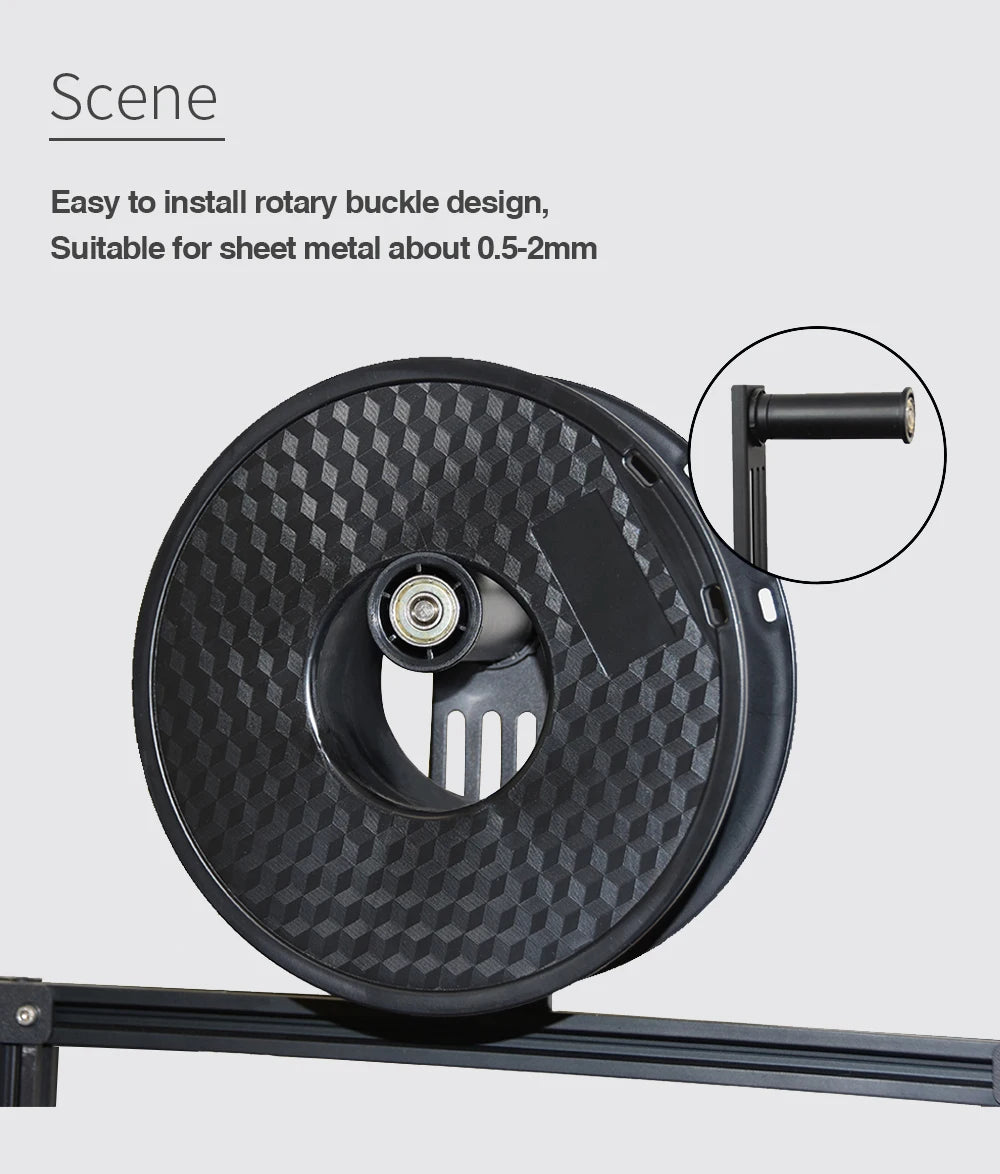 K1 K1C 3D Printer Filament Holder 608ZZ Bearing Reel Holder Ender 3 CR10 Series Ender 3 V3 SE KE Extruder Consumable Rack Roller
