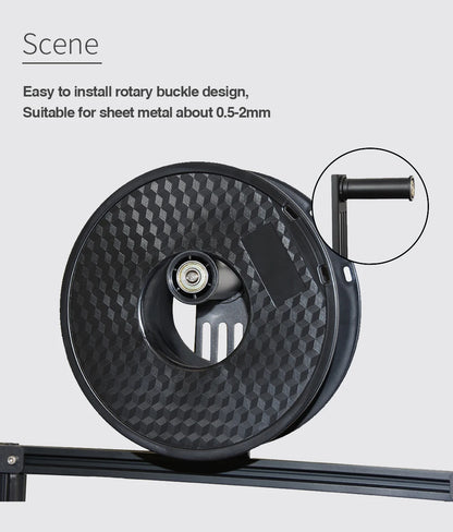 K1 K1C 3D Printer Filament Holder 608ZZ Bearing Reel Holder Ender 3 CR10 Series Ender 3 V3 SE KE Extruder Consumable Rack Roller