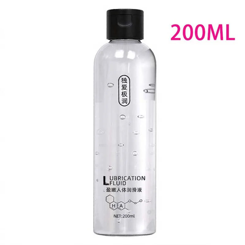 60ML/200ML/500ML Water Based Intimate Lubricant Hypoallergenic Quick-Drying Non-Greasy Easy to Clean for Men Women