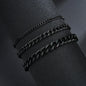 3.5-7MM Stainless Steel Chain Bracelets For Men Women Punk Curb Cuban Link Chain Bangle Fashion Party Never Fade Jewelry