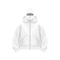 Men and women Balaclava Y2K Gothic Harajuku winter new item double hooded sweatshirt men's hooded mask zipper sportswear