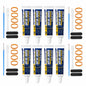 2PCS 60ml Shoe Sole Adhesive Repair Kit with Applicator Tools for Sneakers Boots Leather Rubber Canvas Flexible Footwear Fix