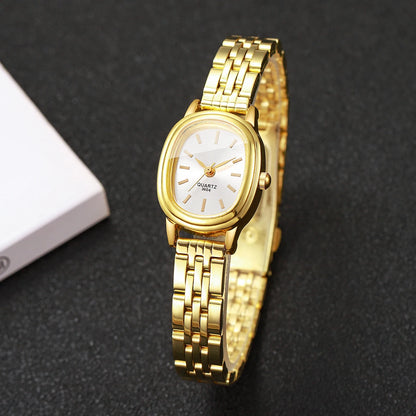 Elegant Oval Dial Women Wristwatch Fashion Ladies Quartz Watch Reloj Mujer Girls Clock Gift(Without Box)