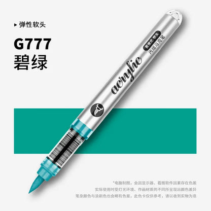 1 PC 120 Colors Acrylic Paint Marker Pens Professional Drawing Pens for Graffiti Manga School Aesthetic Stationery Art Supplies