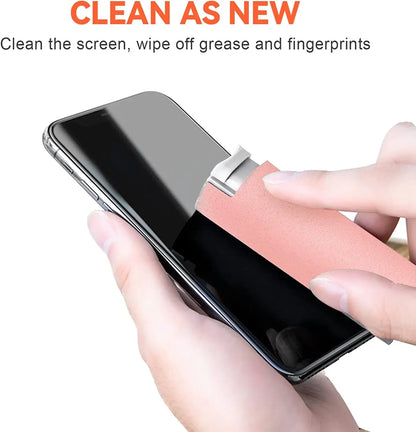 2 in 1 Screen Cleaner Spray Bottle Computer Cellphone Screen Cleaner with Microfiber Cloth Set Cleaning Tools Cleaning Supplies