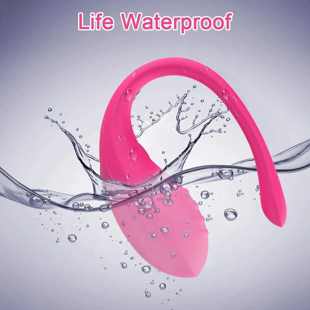 Wireless Bluetooth Dildo Vibrator Egg for Women APP Control Clitoris Stimulator Wearable G Spot Love Egg Adult Vibrating Sex Toy