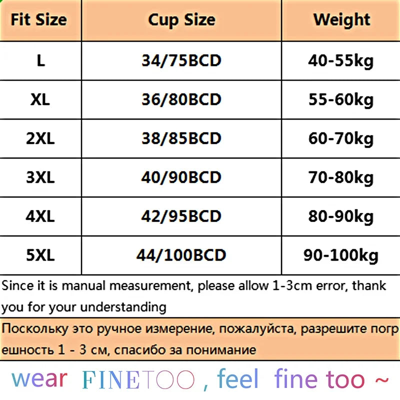 3Pcs Women Lace Bra Perspective Push Up Ice Silk Deep V Bralette Bra Sexy Lingerie Tops Plus Size Cup Mom's underwear L-5XL