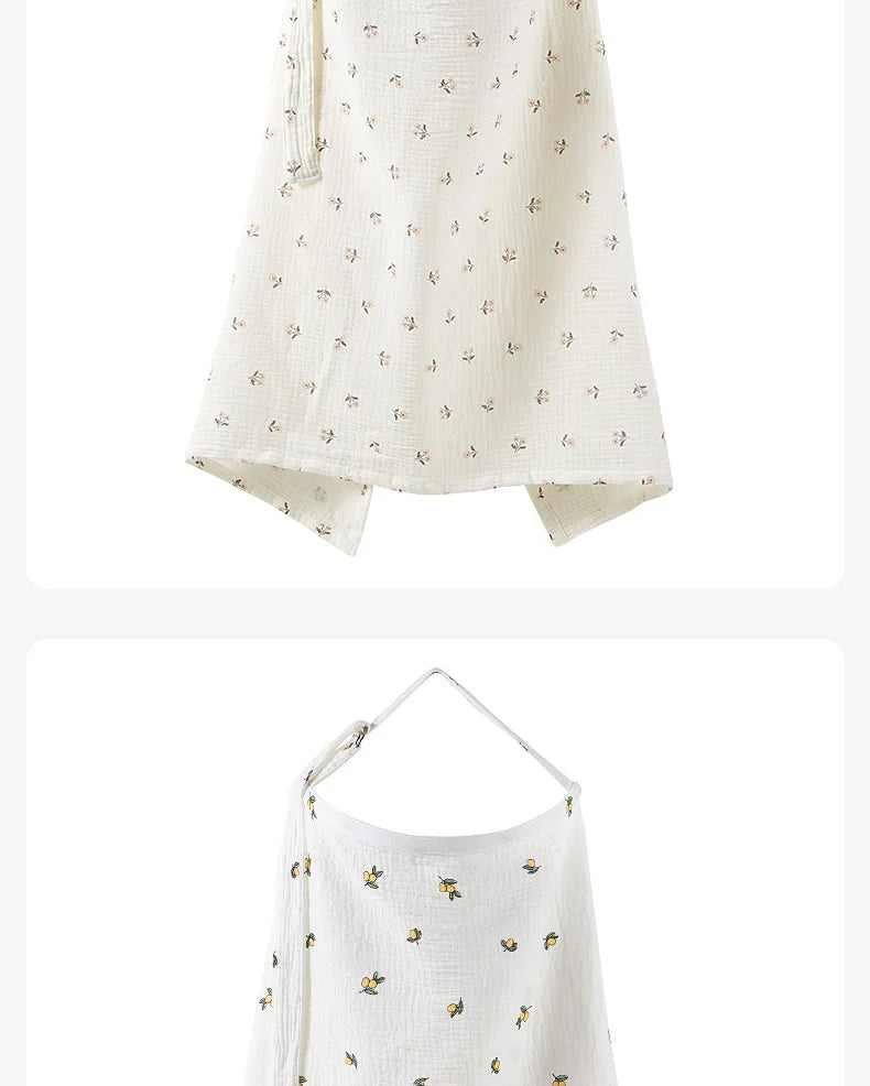Cotton Breastfeeding Cover Mother Outing Nursing Covers Adjustable Privacy Baby Feeding Breastfeeding Apron Stroller Blanket