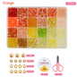 DIY Bracelet Making 6mm Glass Loose Beads Full Set Jewelry Accessories Beading Supplies for Handmade Ornament Creation