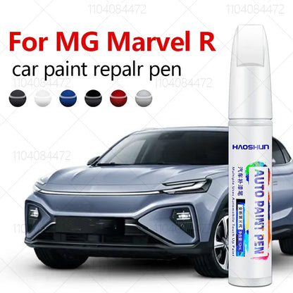 For MG Motor MG Marvel R EV 2021-2025 X600 Paint Repair Pen Touch Up Scratch Remover DIY Auto Accessories Black White Blue Red