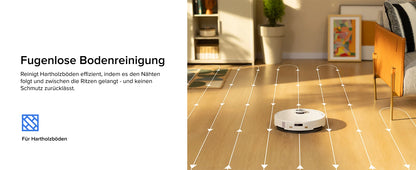 Roborock Q7 L5 robot vacuum cleaner (Q5 Pro upgraded version) has 8000Pa super suction, double anti-entanglement, precise LiDAR navigation, and intelligent restricted area.