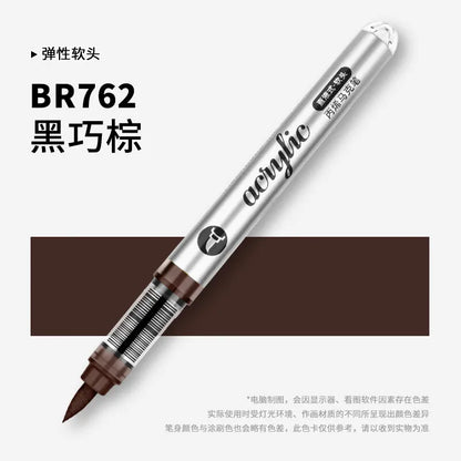 1 PC 120 Colors Acrylic Paint Marker Pens Professional Drawing Pens for Graffiti Manga School Aesthetic Stationery Art Supplies